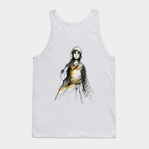 Shenmue - Shenhua Sketch Tank Top by Gekidami